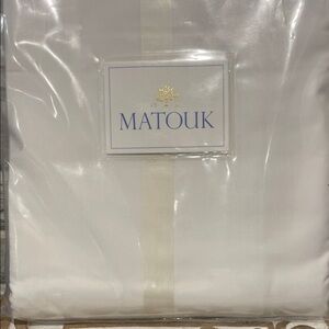 Matouk Lowell King Duvet in Ivory